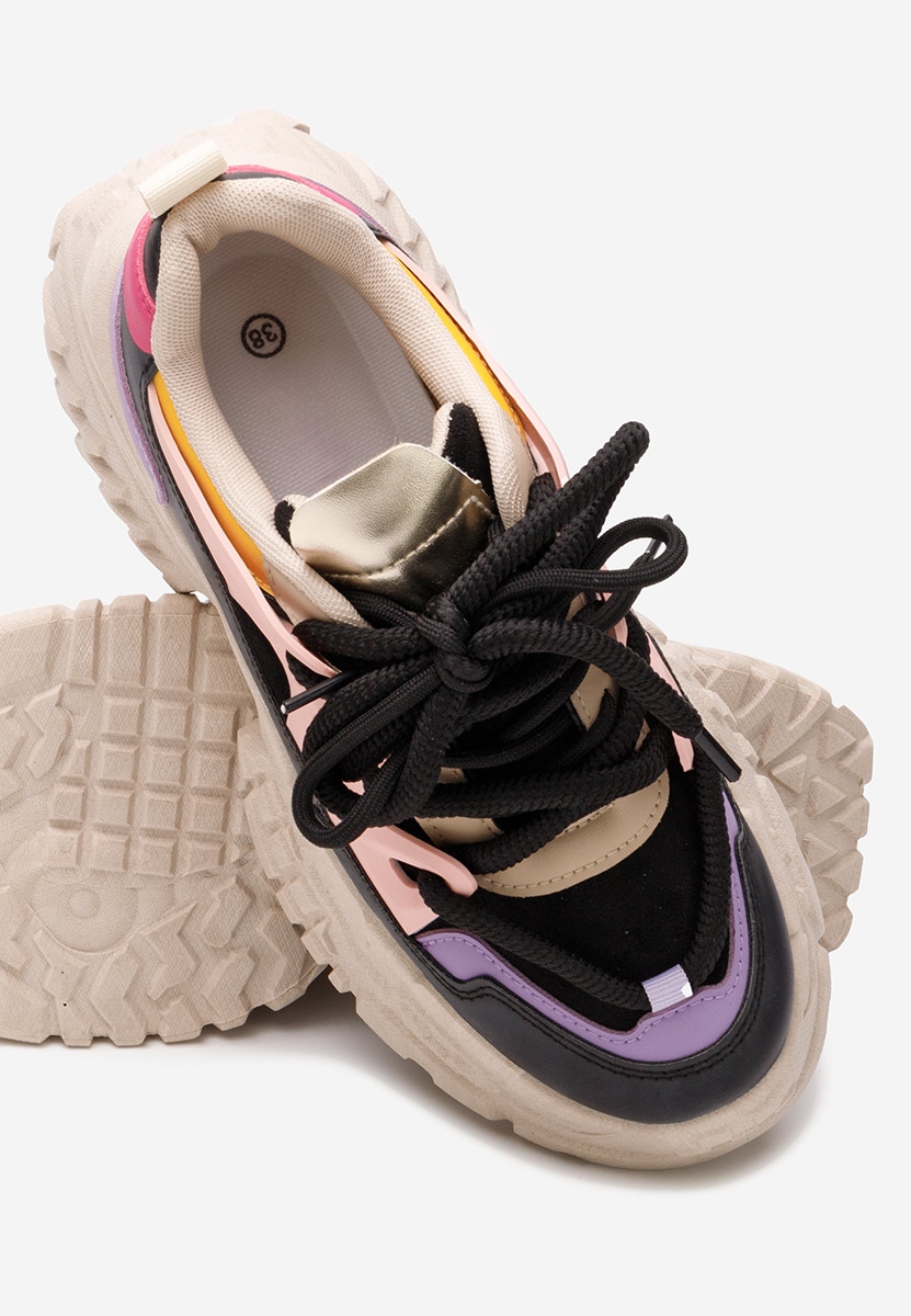 Sneakers con plateau Adane colorate