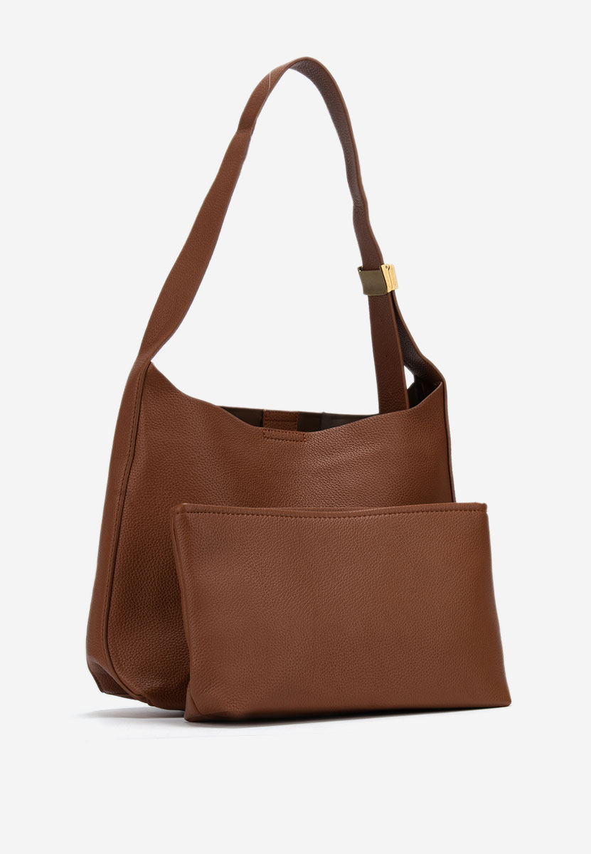 Borsa hobo Kalisha marrone