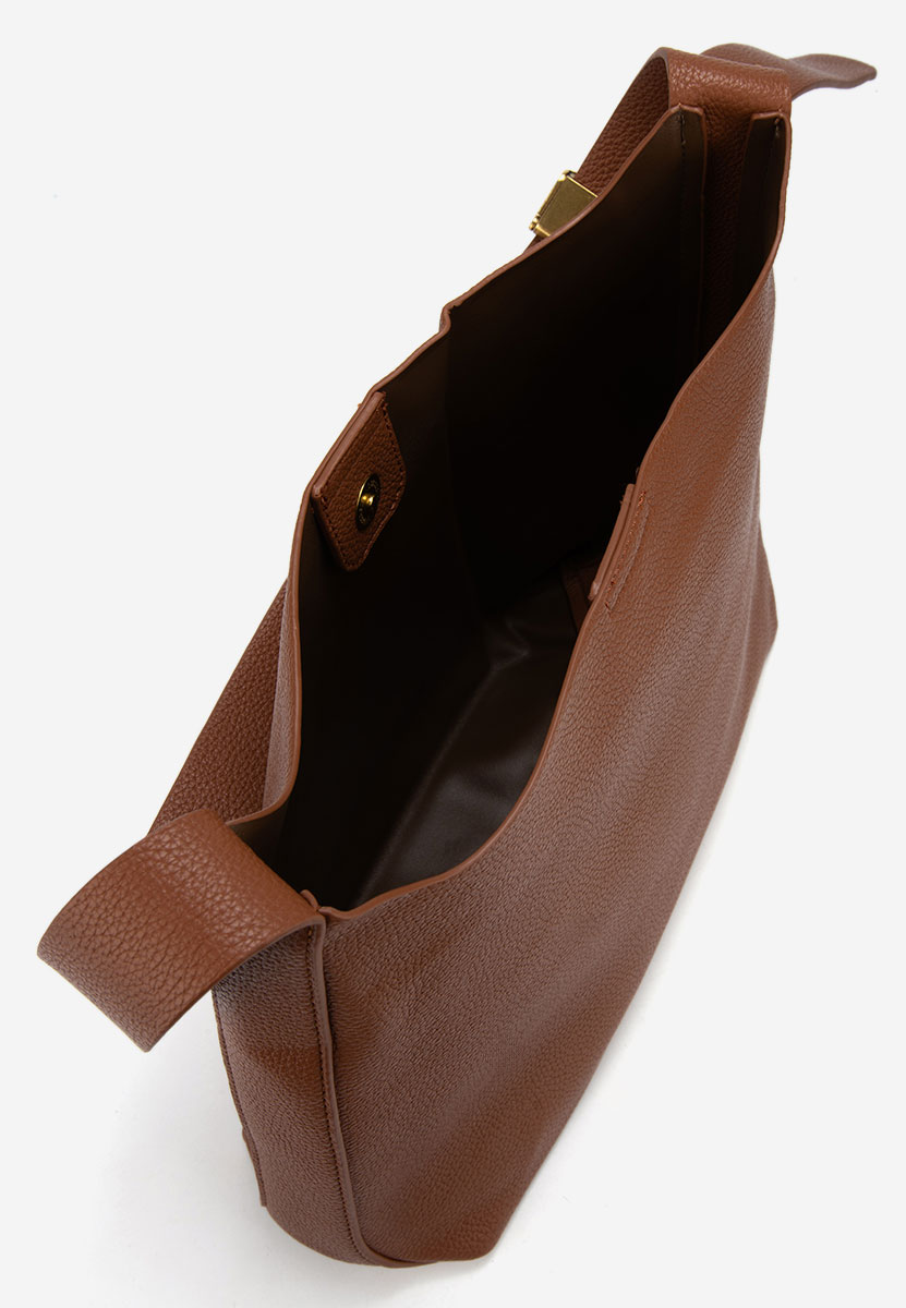 Borsa hobo Kalisha marrone