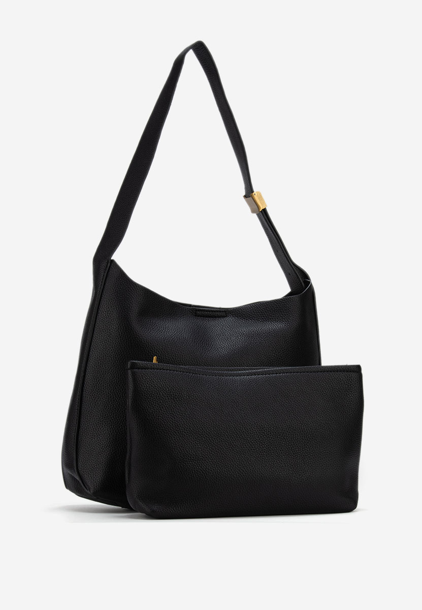 Borsa hobo Kalisha nera