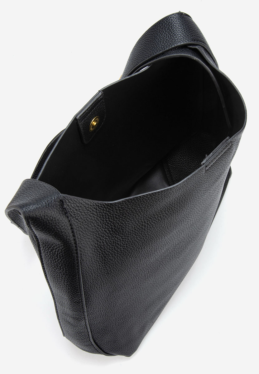 Borsa hobo Kalisha nera