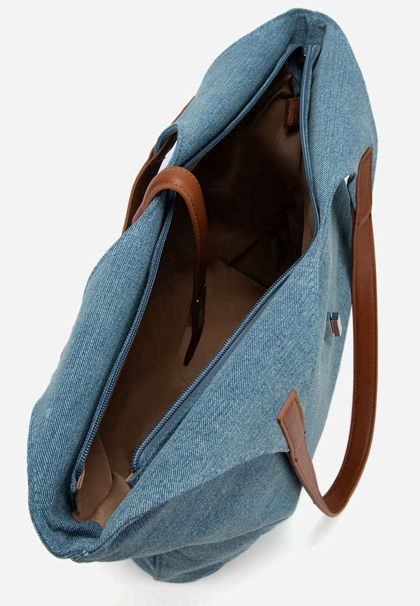 Borsa a mano Dafina V2 denim
