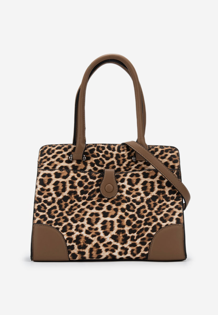 Borsa a spalla Adelicia V4 leopardi