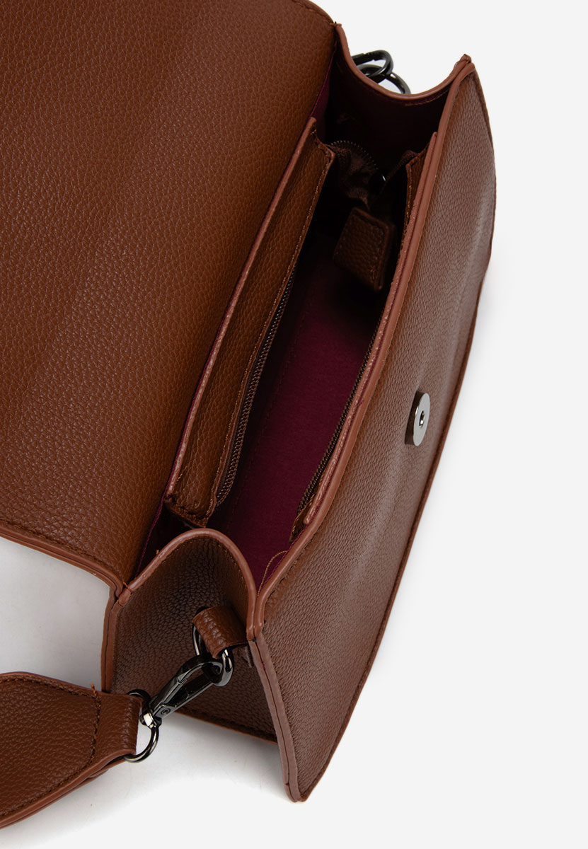 Borsa a spalla Helma marrone