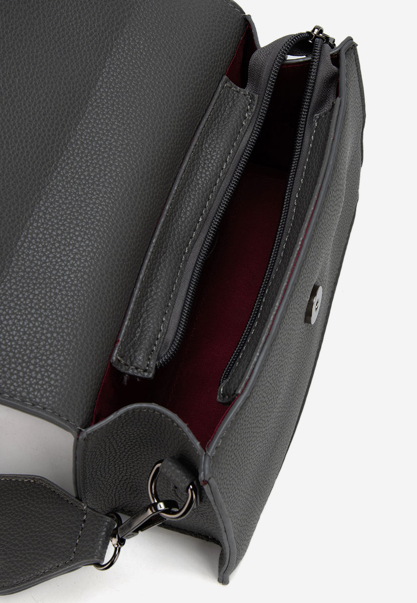 Borsa a spalla Helma grigio