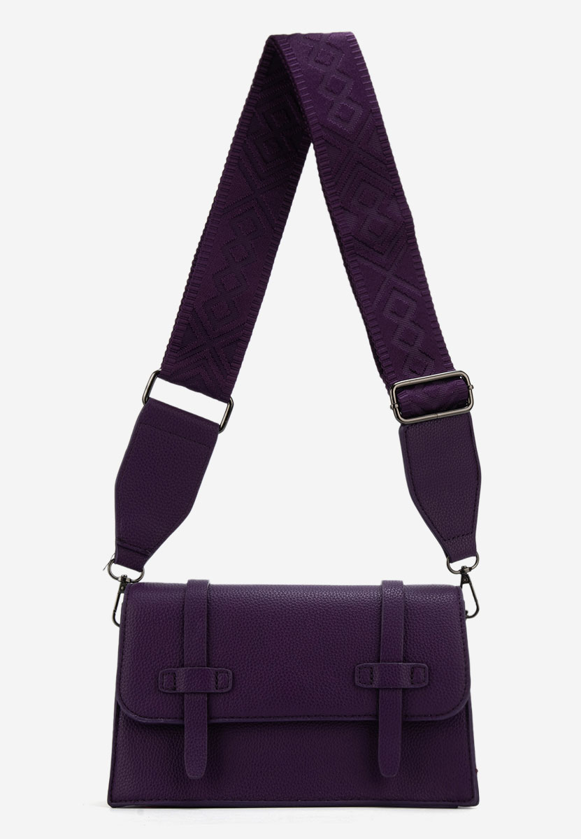 Borsa a spalla Helma viola