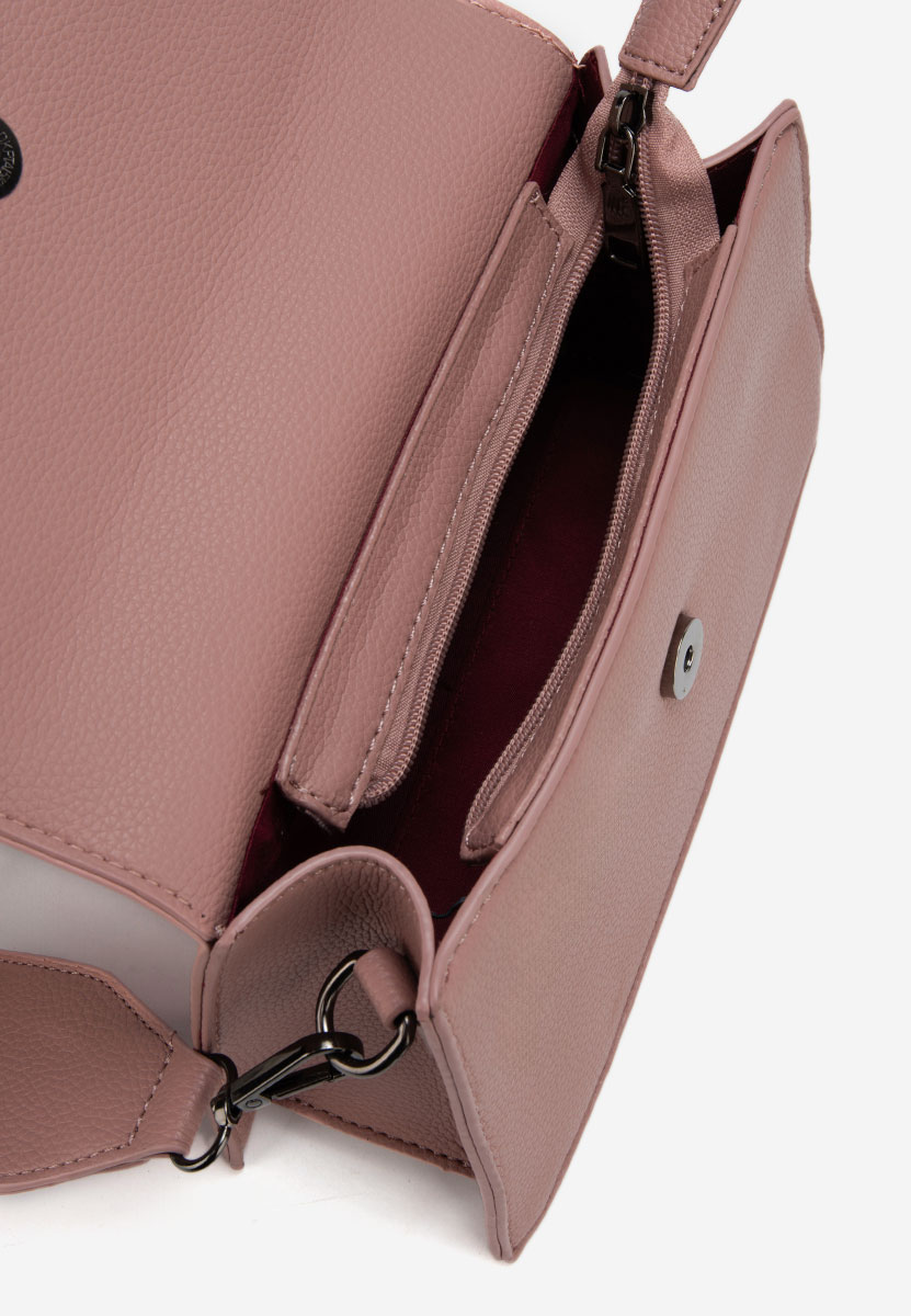 Borsa a spalla Helma rosa