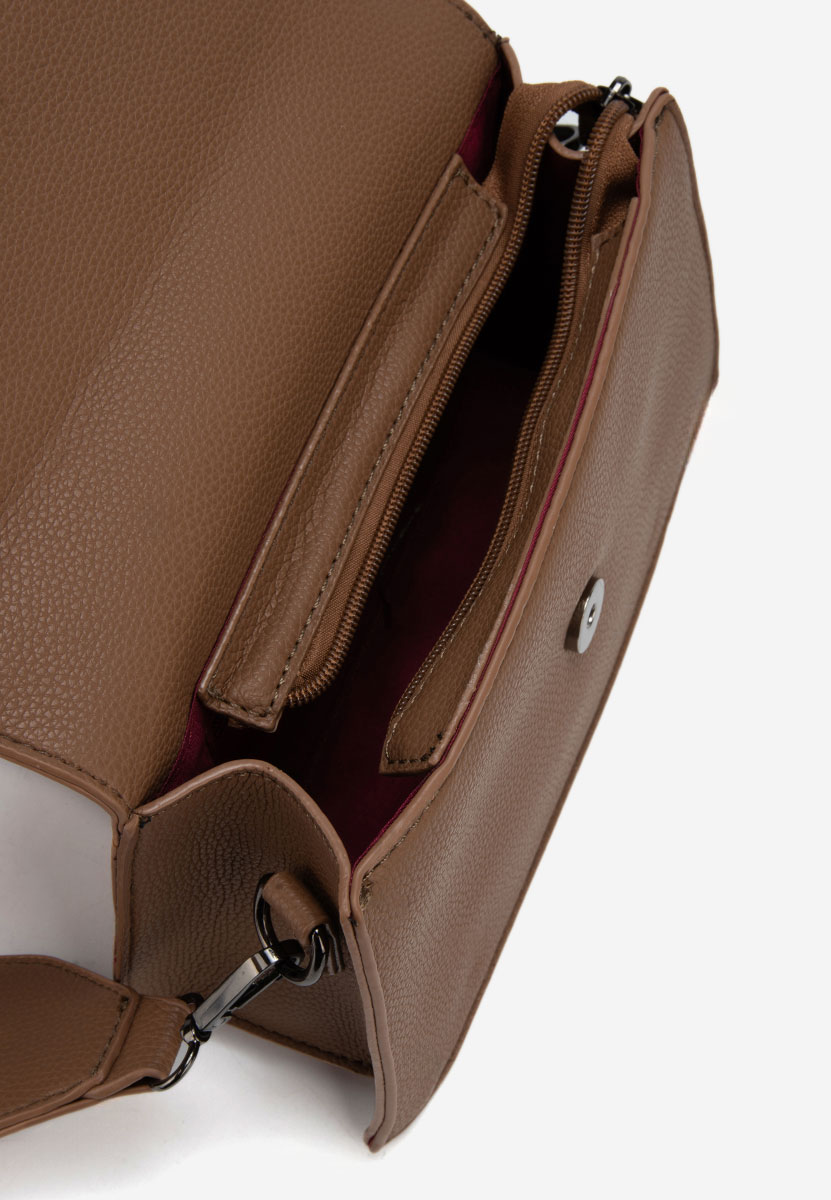 Borsa a spalla Helma cachi