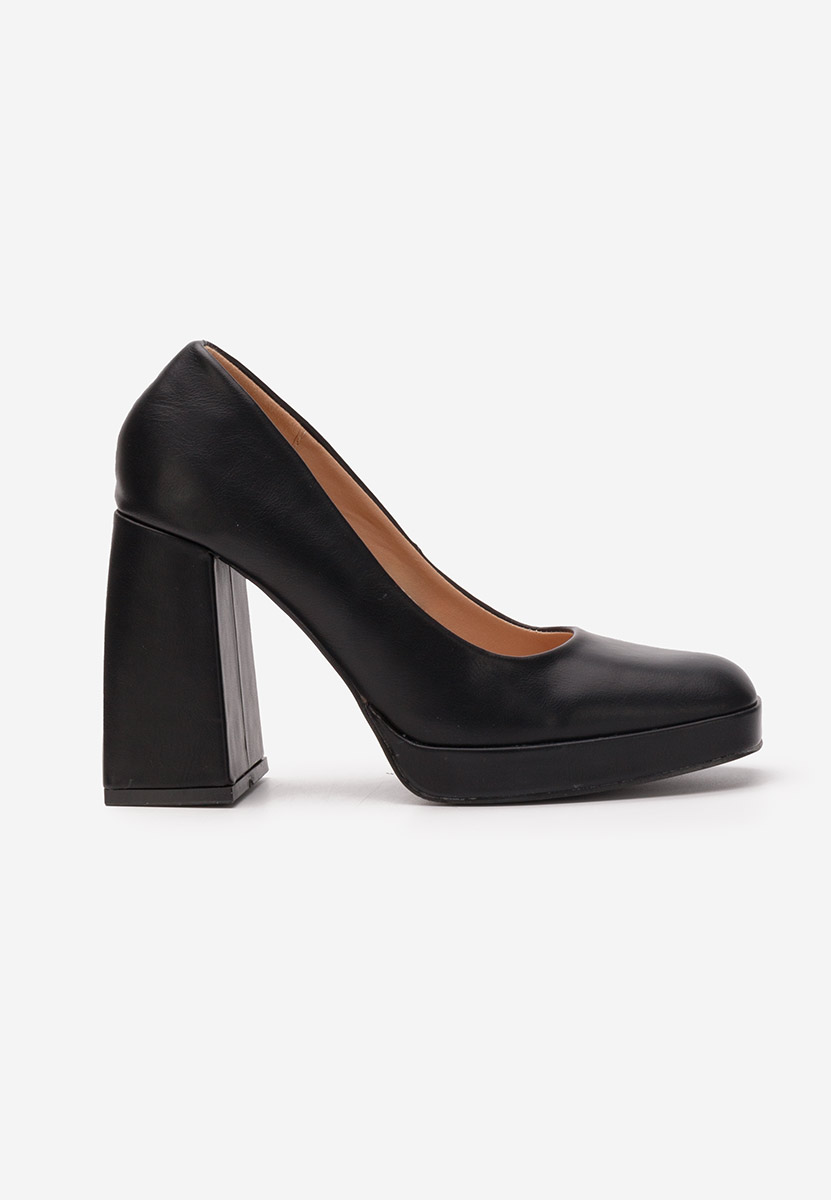 Décolleté tacco largo Meisa nero