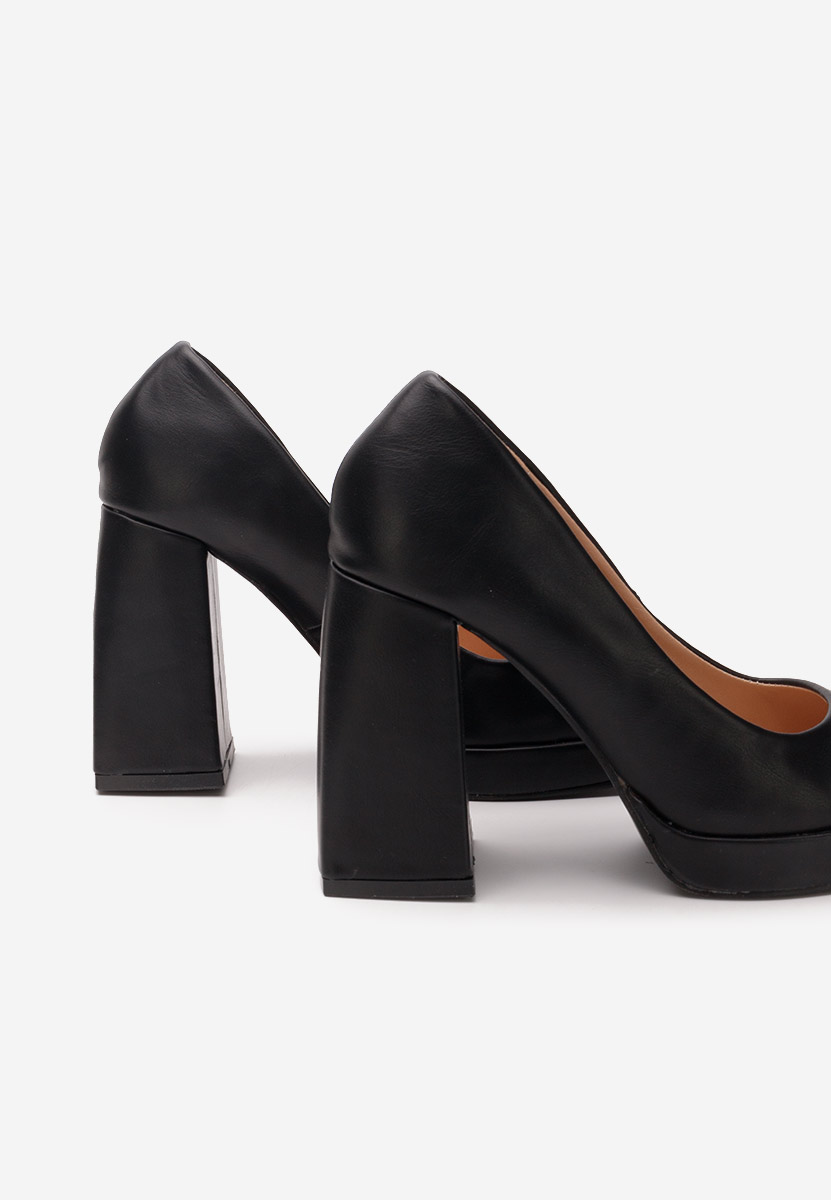 Décolleté tacco largo Meisa nero