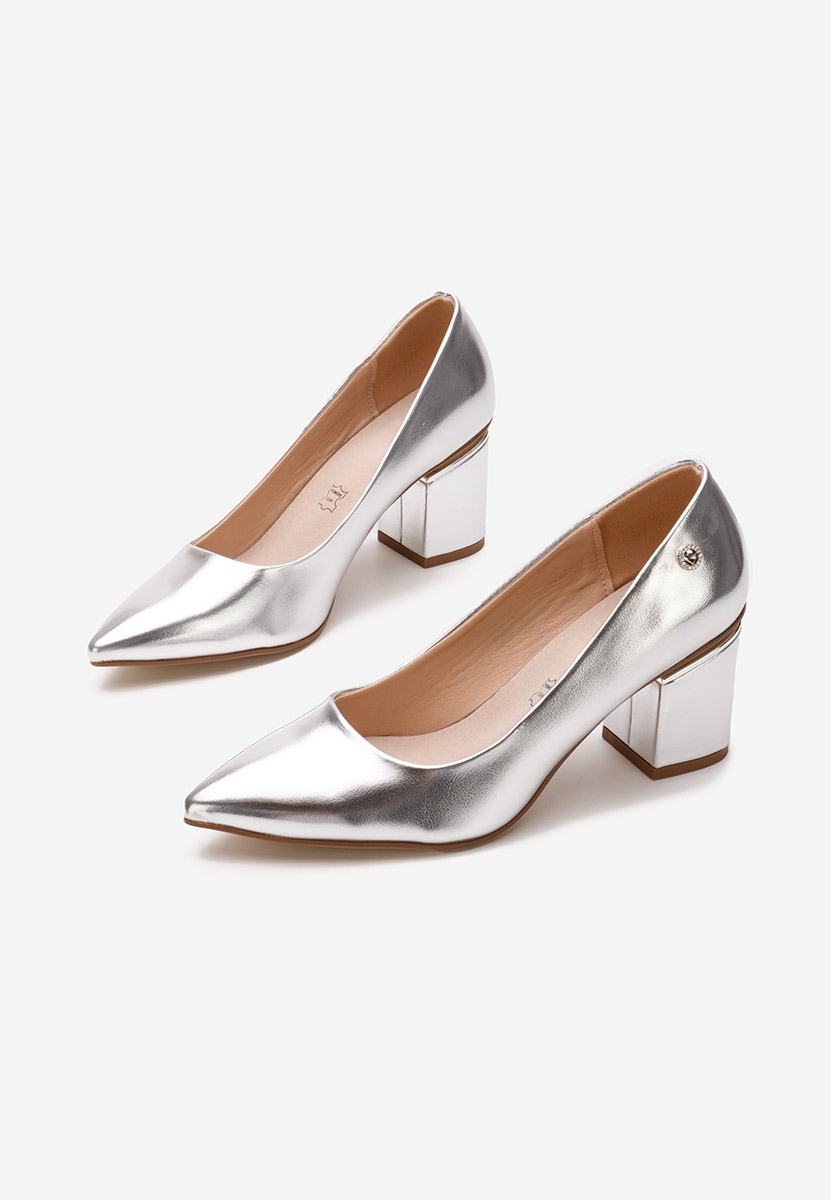 Scarpe con tacco largo Nelia argento