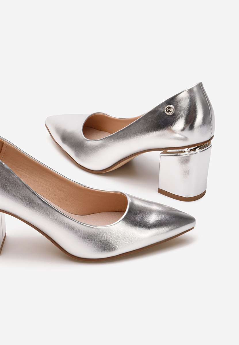 Scarpe con tacco largo Nelia argento