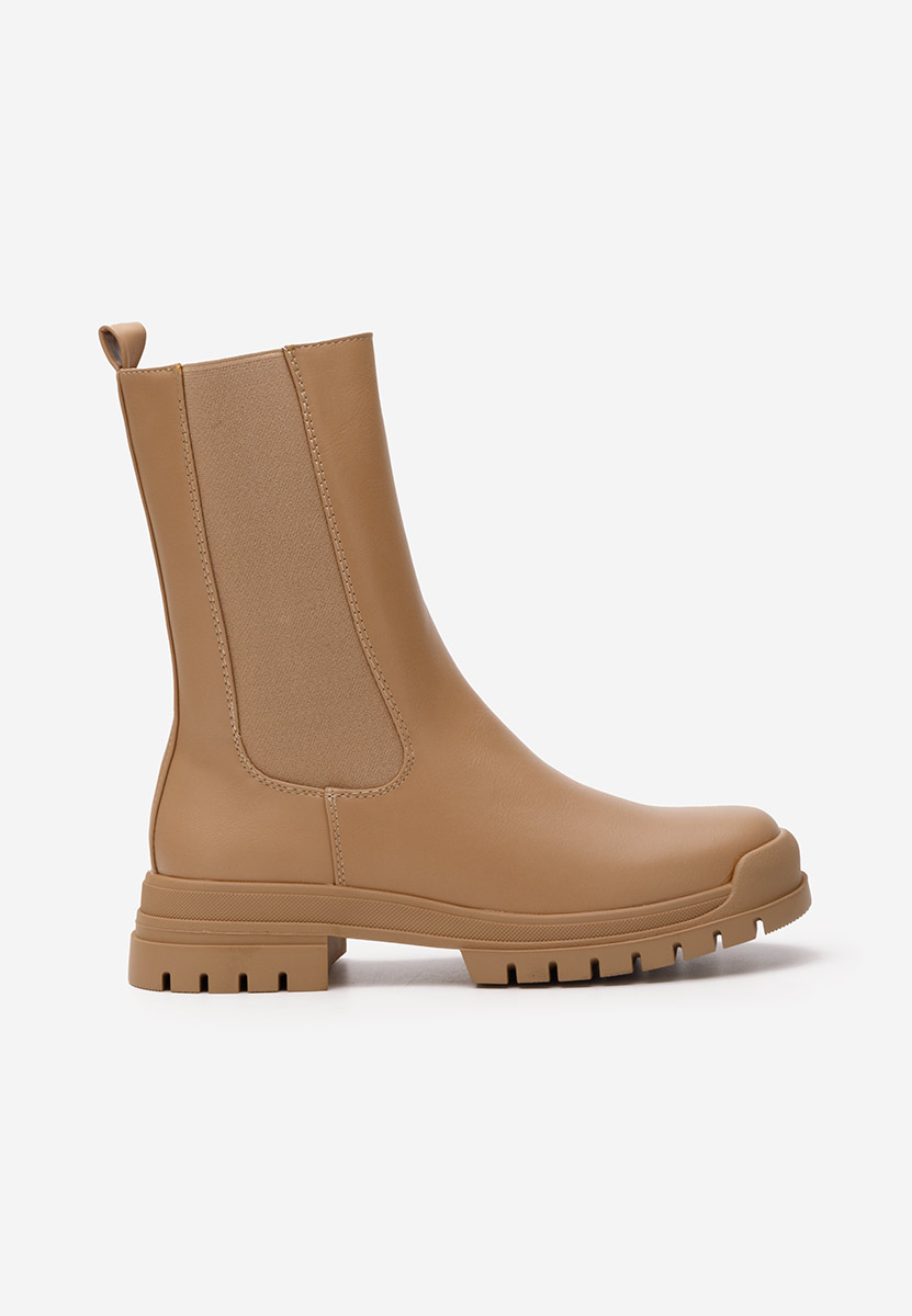 Stivaletto chelsea donna Meryl beige