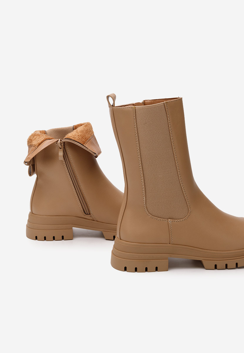 Stivaletto chelsea donna Meryl beige