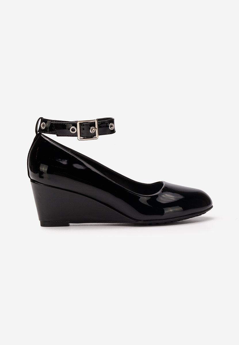 Scarpe con zeppa Alyssa nero