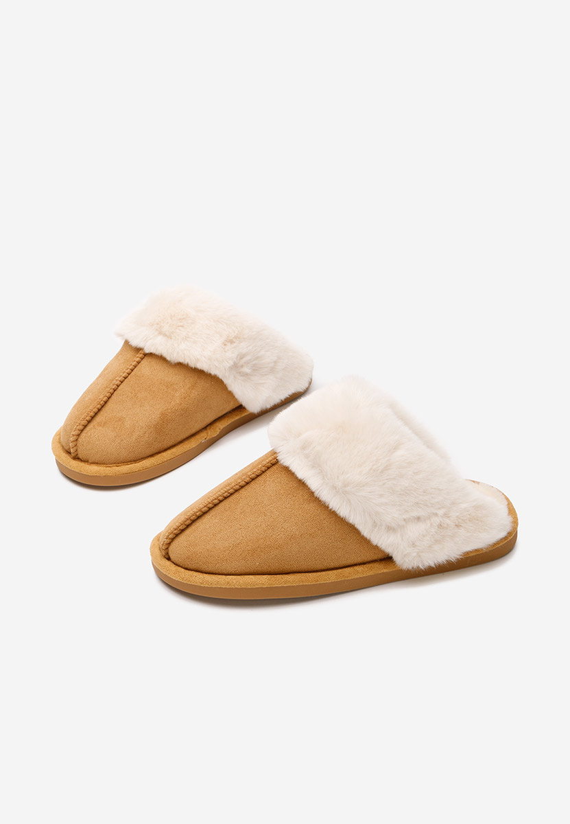 Pantofola donna invernale Joka V2 camel