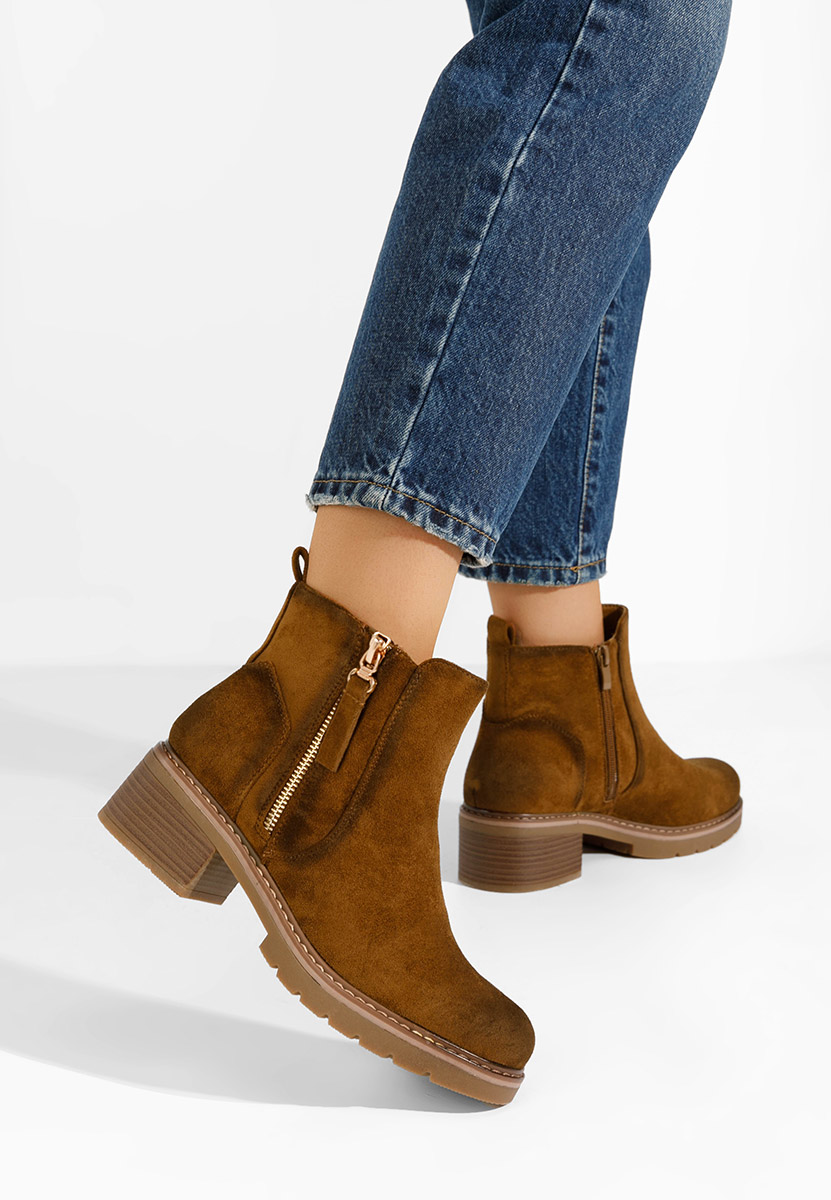Stivaletti donna Haillee camel