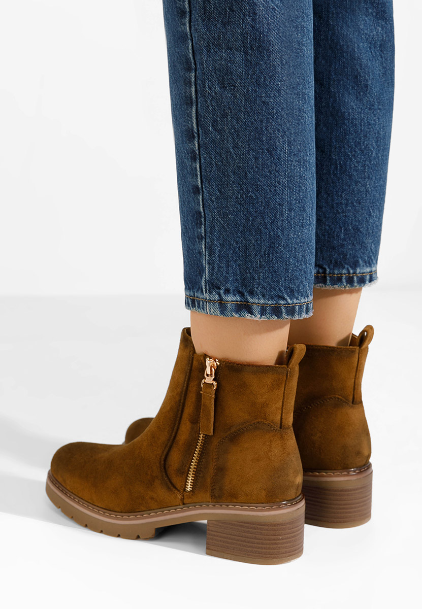 Stivaletti donna Haillee camel