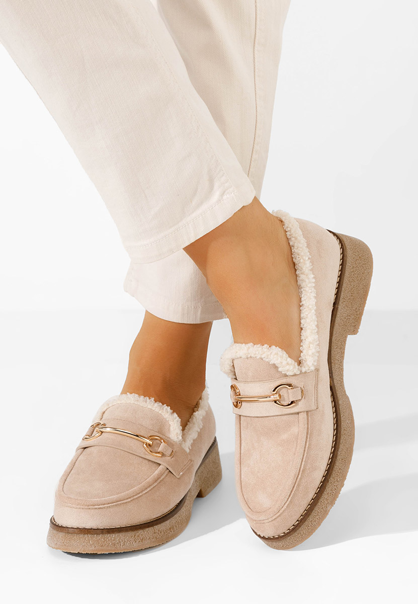 Mocassini da donna Danissa beige