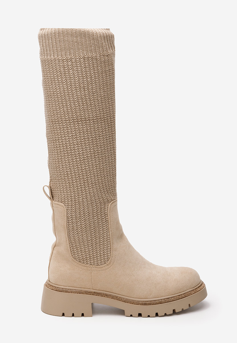 Stivali da donna Zorina beige