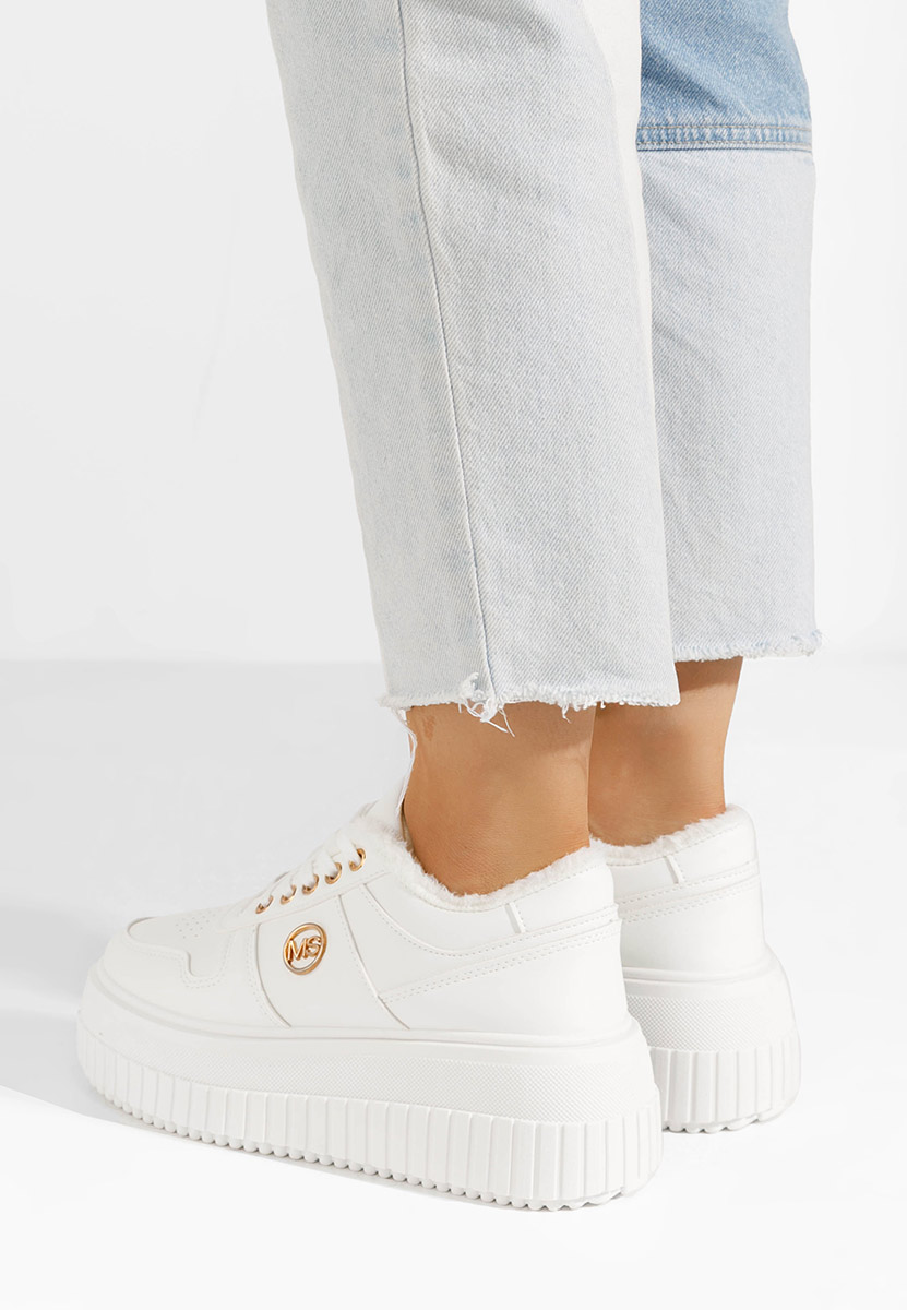 Sneakers donna invernali Cavia bianchi