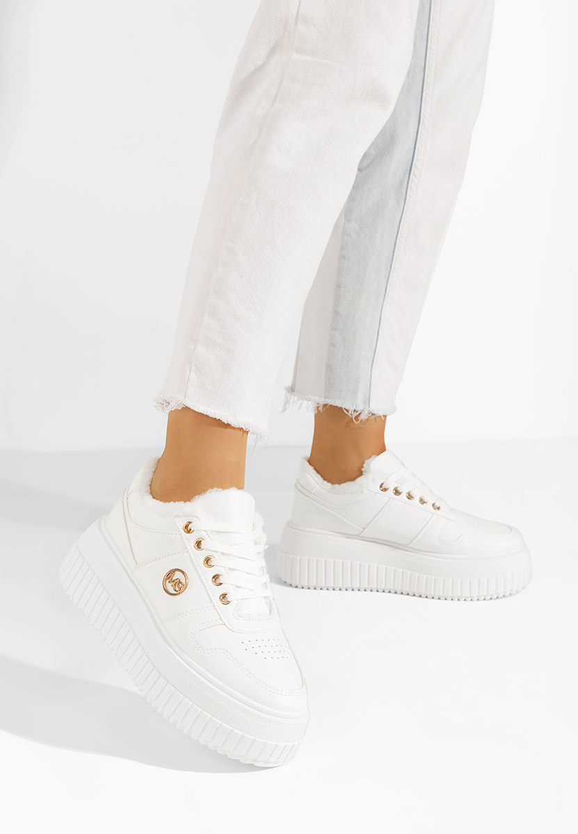 Sneakers donna invernali Cavia bianchi