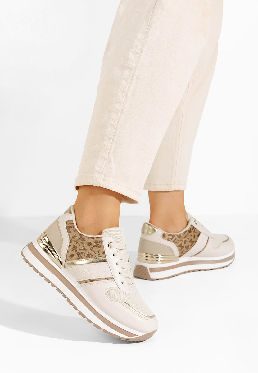 Sneakers donna Relomia beige