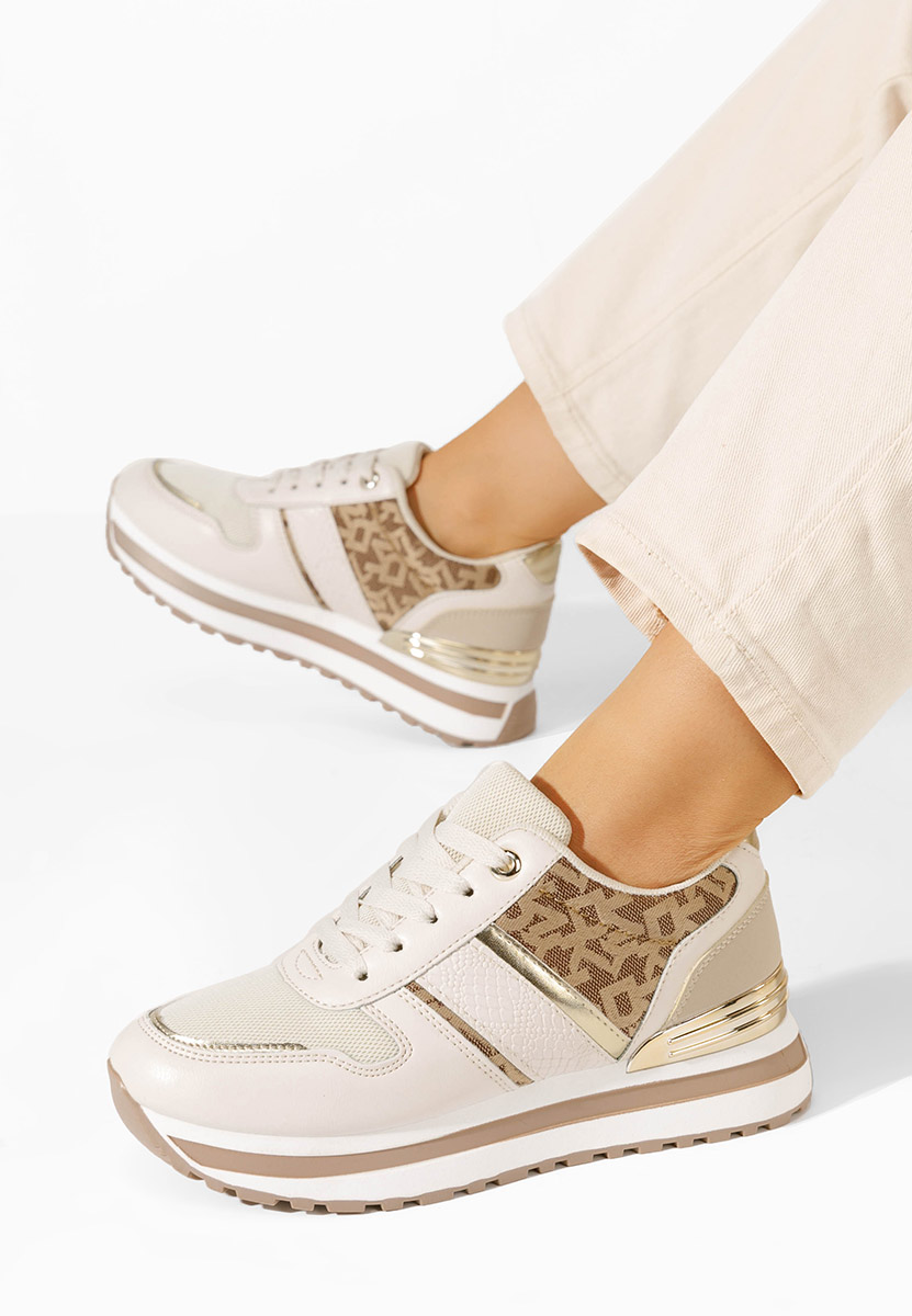 Sneakers donna Relomia beige