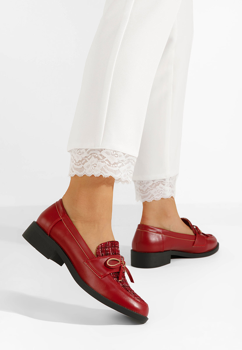 Mocassini da donna Aliera granata