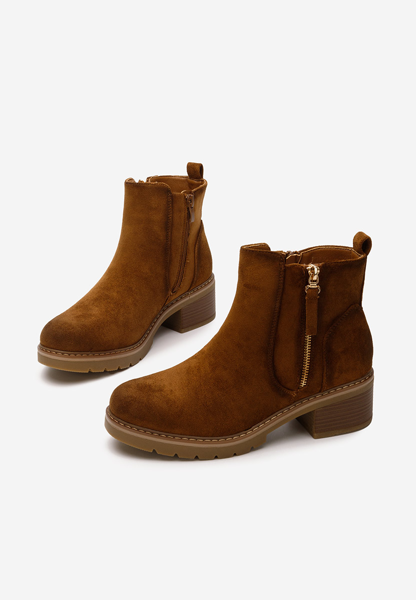 Stivaletti donna Haillee camel