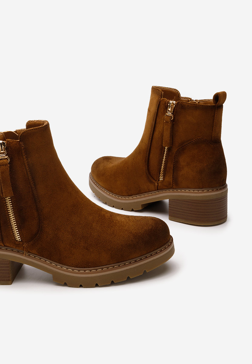 Stivaletti donna Haillee camel