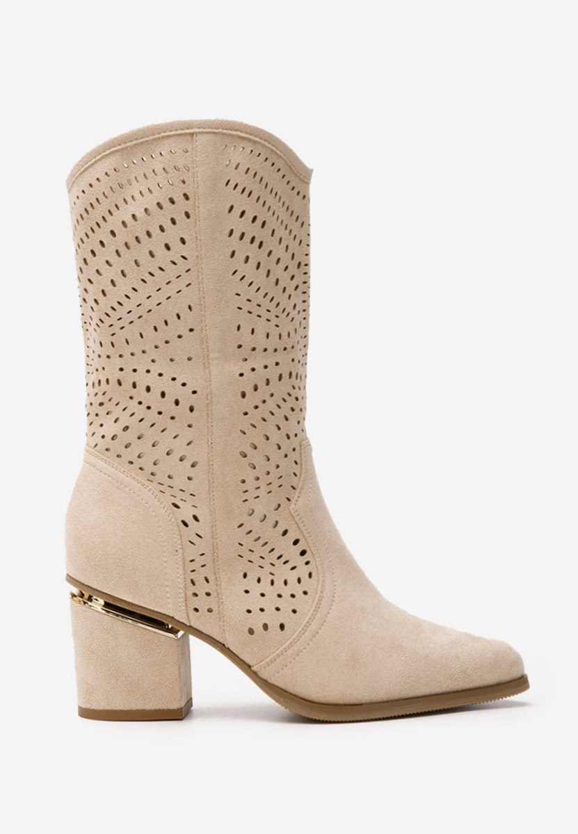 Stivali texani donna Dabiera beige