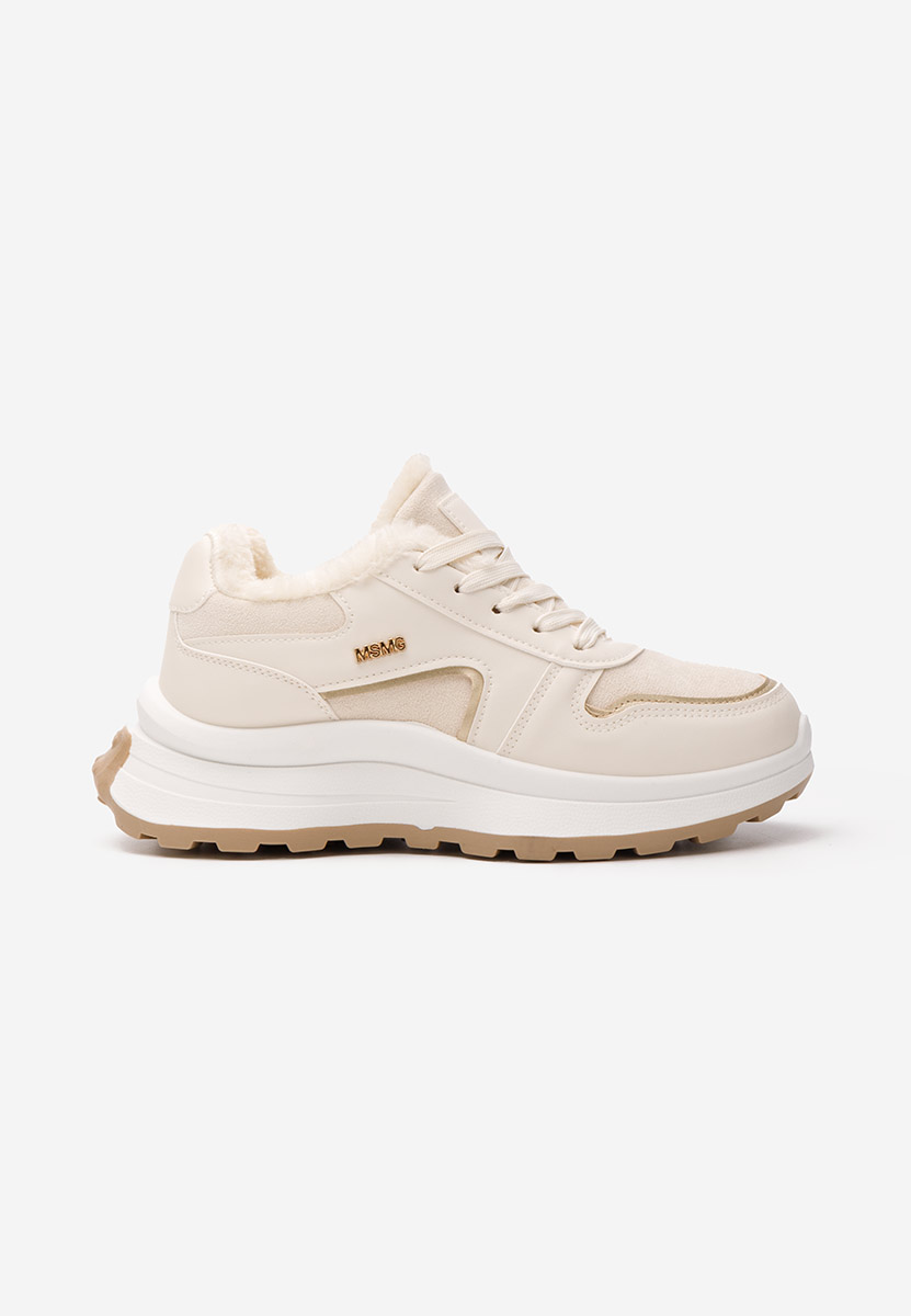 Sneakers donna invernali Azaira beige