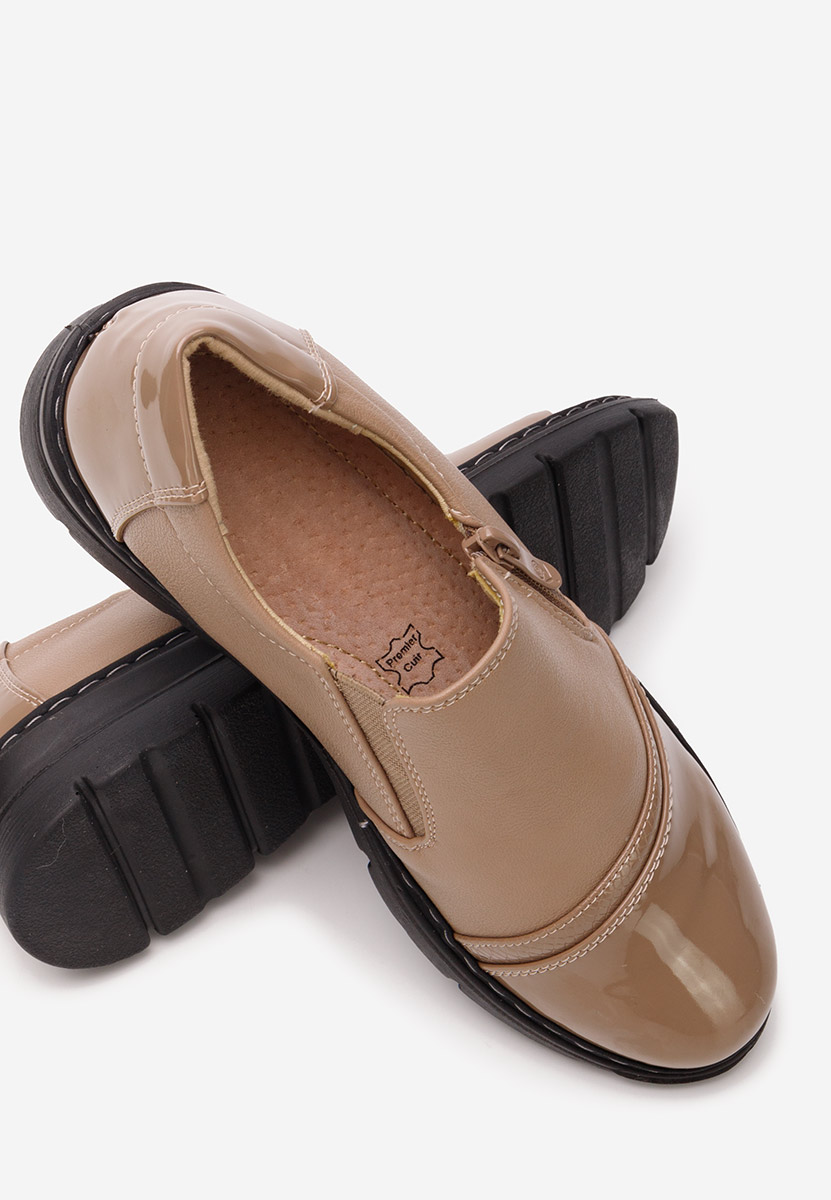 Scarpe basse donna Evelena cachi