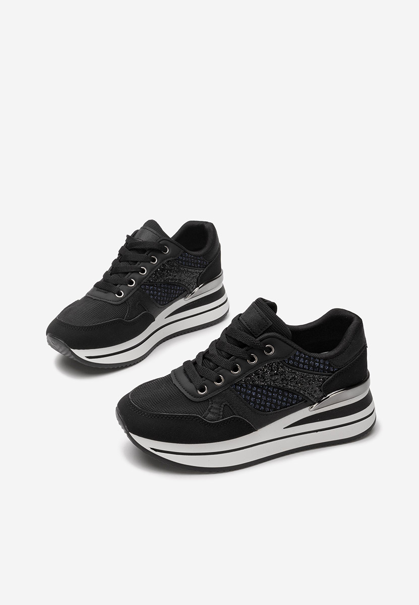 Sneakers con zeppa Camora nero