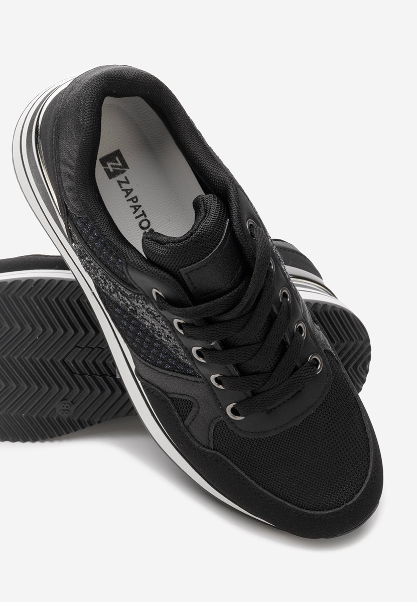 Sneakers con zeppa Camora nero