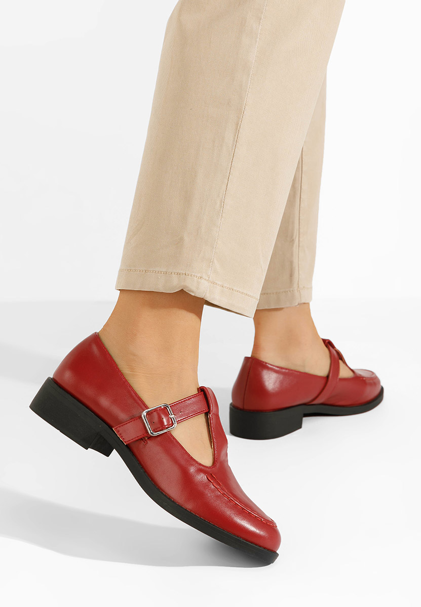 Scarpe basse donna Maurisa granata