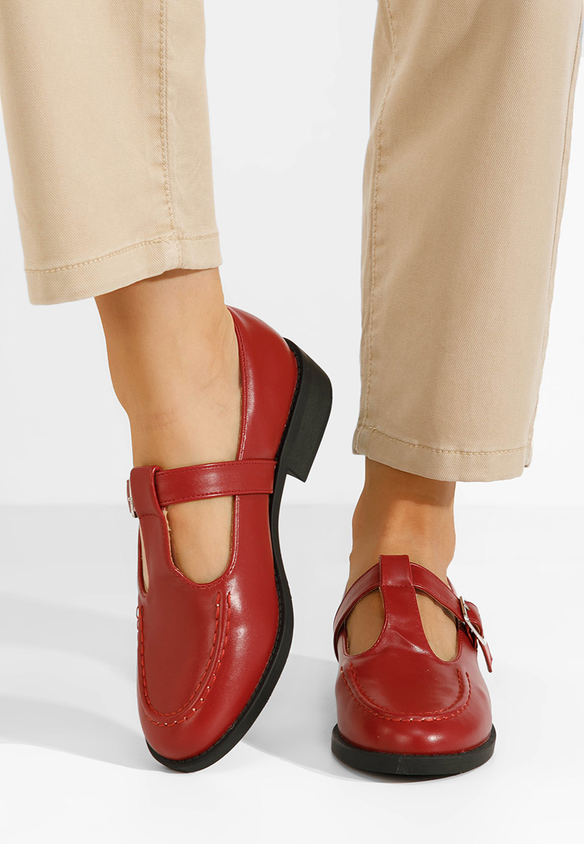 Scarpe basse donna Maurisa granata