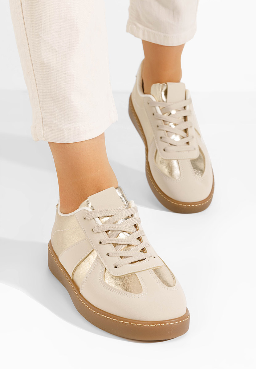 Sneakers donna Abryana beige