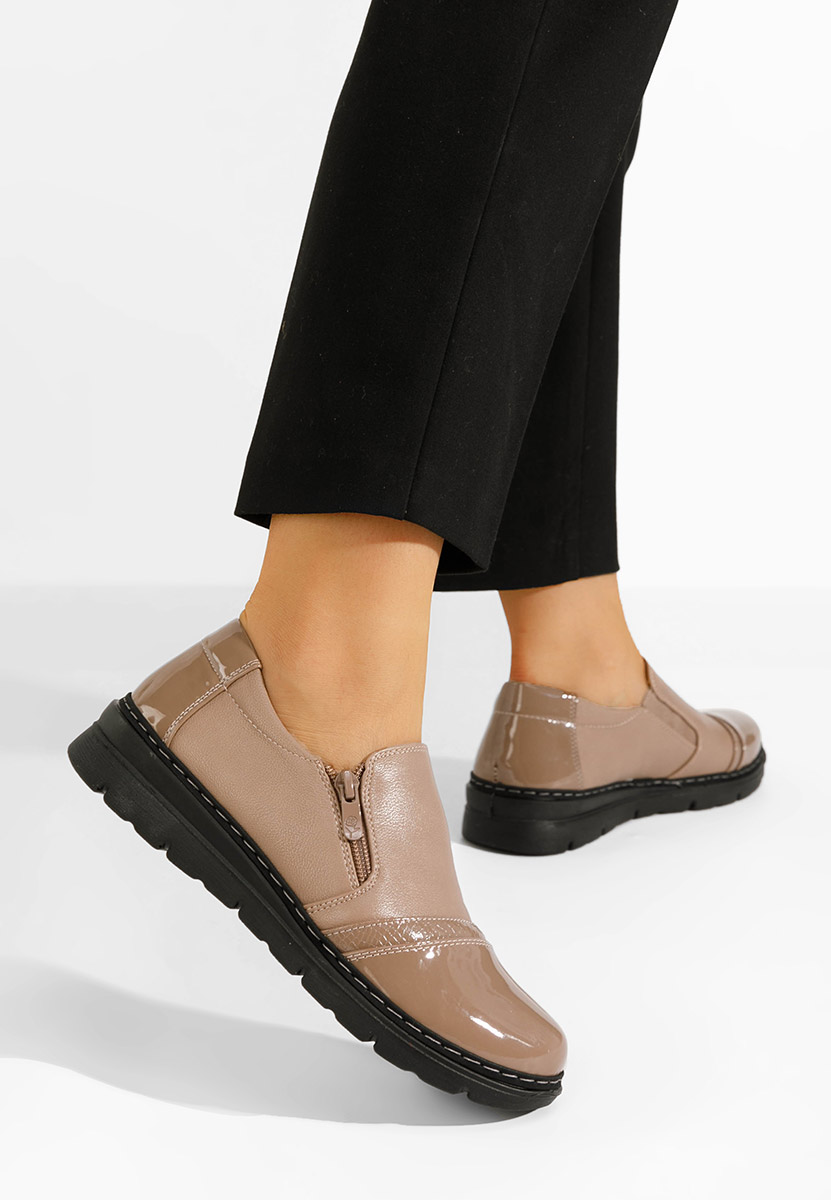 Scarpe basse donna Evelena cachi