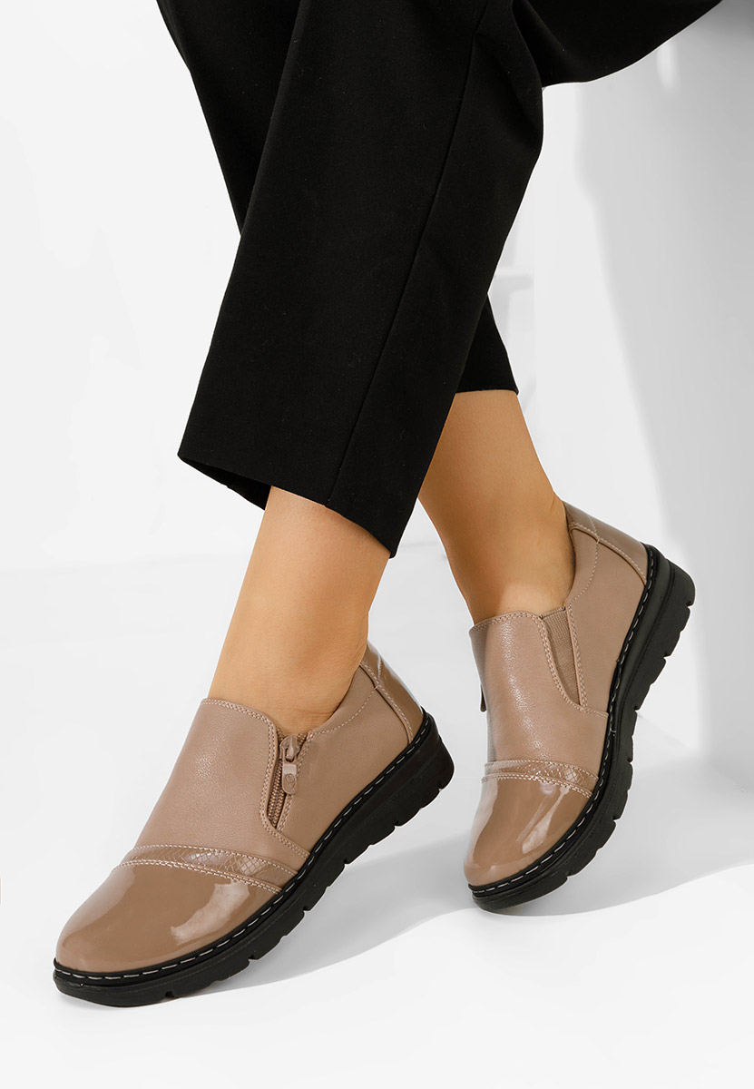 Scarpe basse donna Evelena cachi