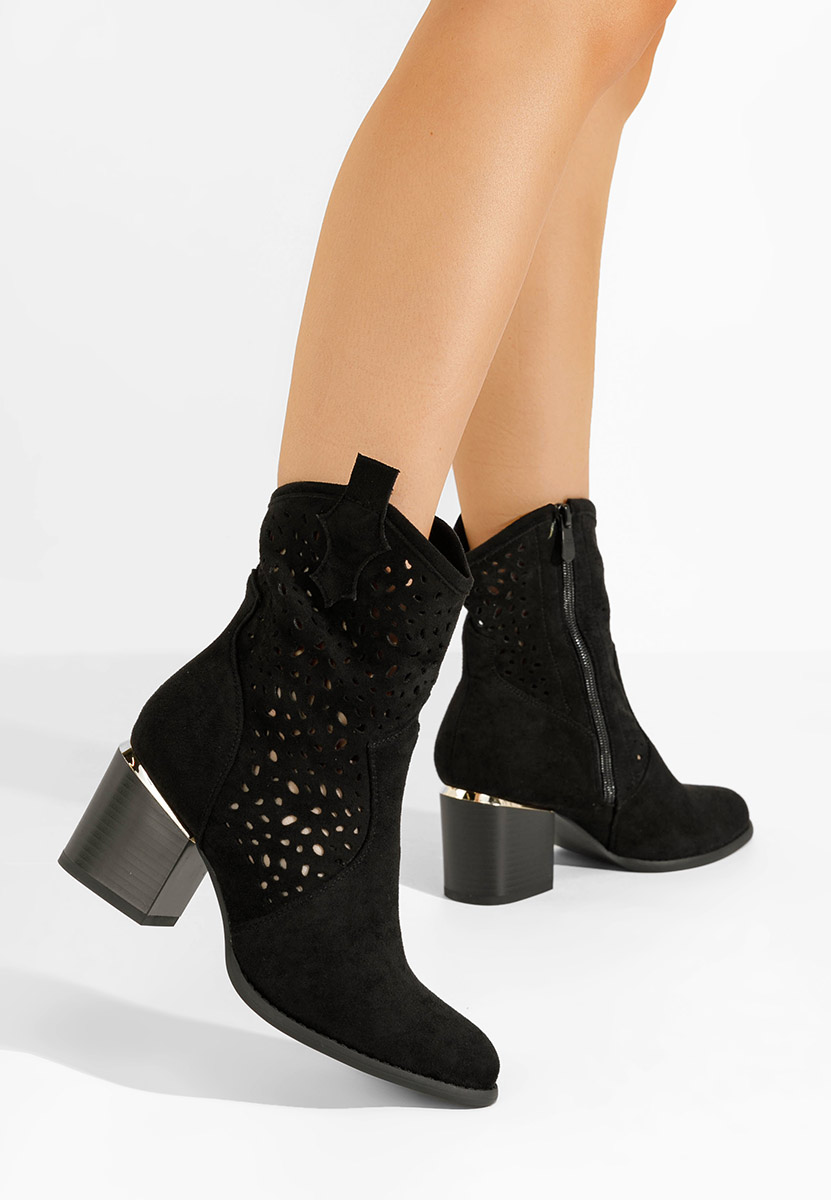 Stivaletti texani donna Shantelle nero
