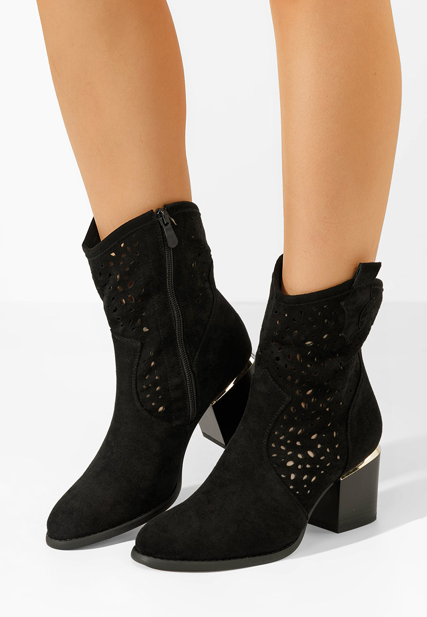 Stivaletti texani donna Shantelle nero