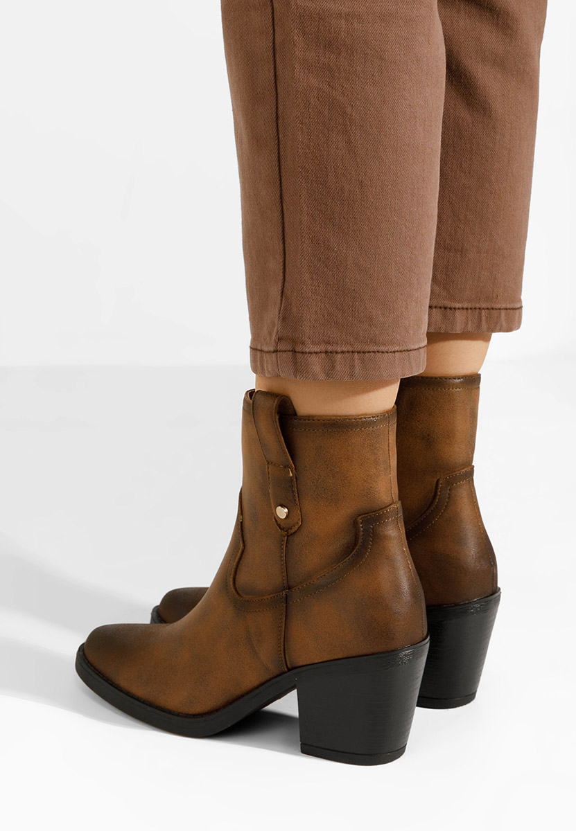 Stivaletti texani donna Alyonna camel