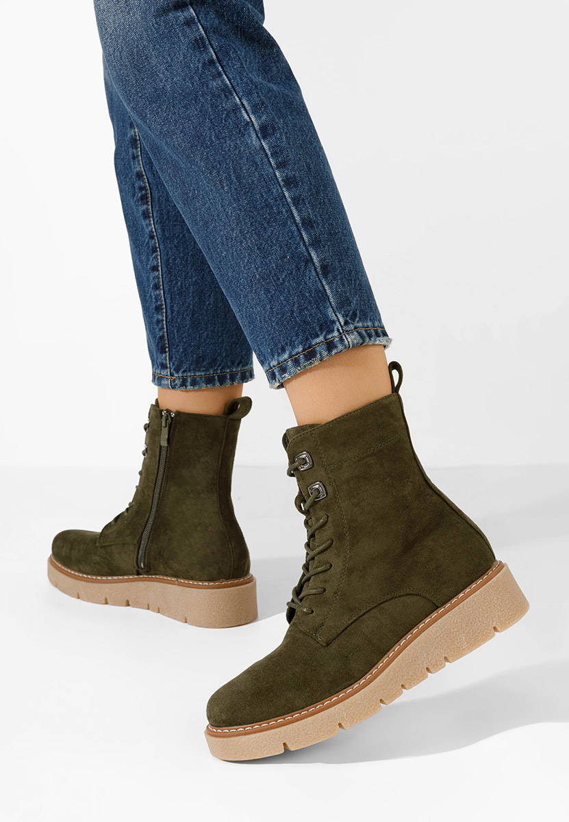 Stivaletti donna Terrianna verdi