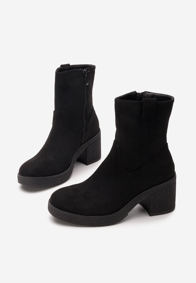 Stivaletti con tacco Idika nero