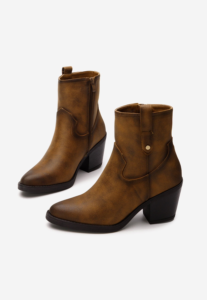 Stivaletti texani donna Alyonna camel