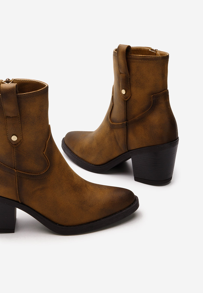 Stivaletti texani donna Alyonna camel