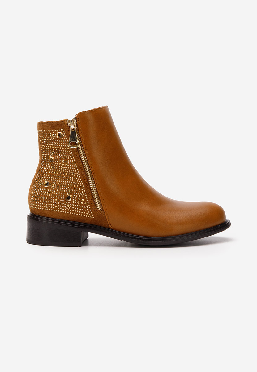 Stivaletti bassi donna Nadena camel