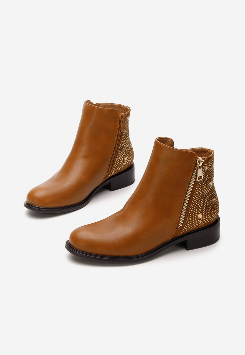 Stivaletti bassi donna Nadena camel